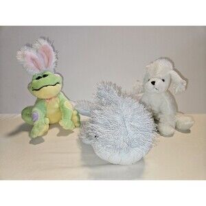 Ganz Webkinz Plush Lot Whale Poodle Frabbit Y2K Animal Toy